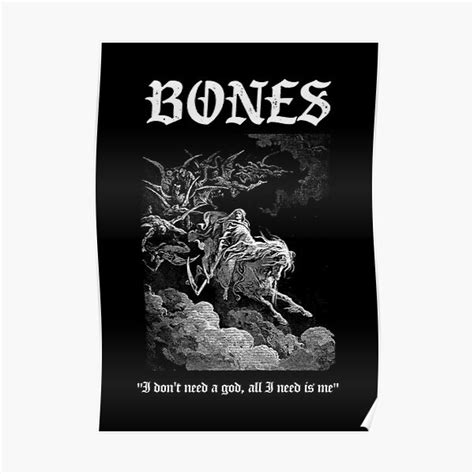 "BONES Poster" Poster for Sale by kennedyspencer | Redbubble