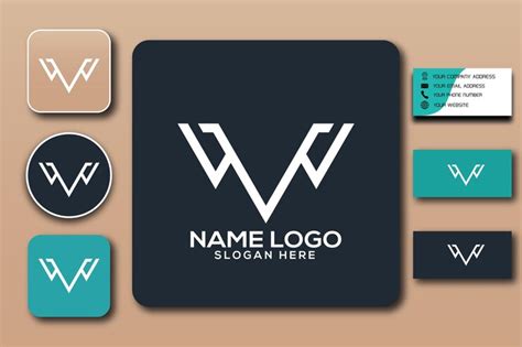 Premium Vector | Uvu monogram logo template color editable