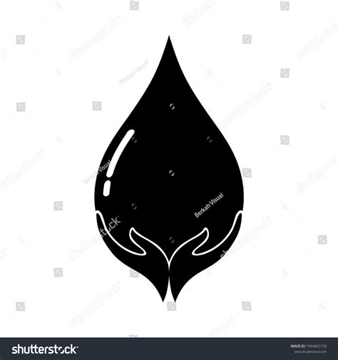 Save Water Illustration Logo Vector Illustration Stock Vector (Royalty ...