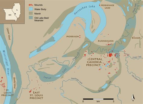 limpiar Remo Nathaniel Ward cahokia map Apéndice Dar una vuelta Dibuja ...