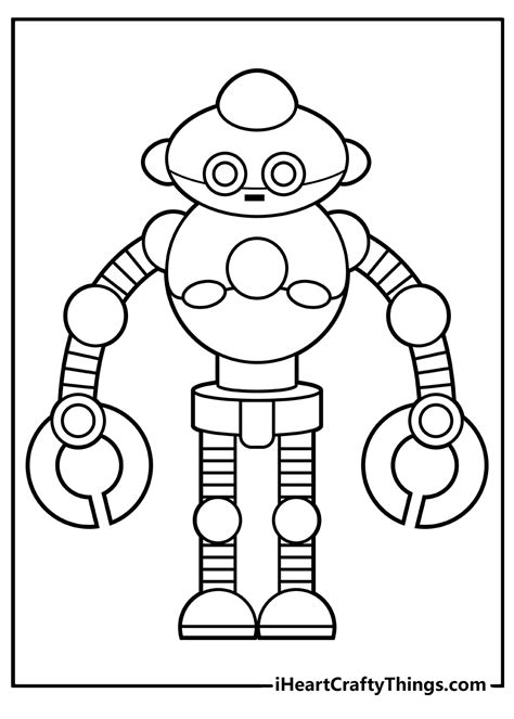 Robot Images Coloring Pages