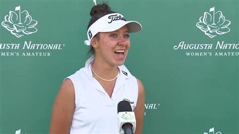 Anna Davis Wednesday Interview First Round 2022 Augusta National Women ...