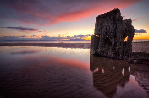 Scotland Sunset stock photo. Image of coastline, craig - 26163466