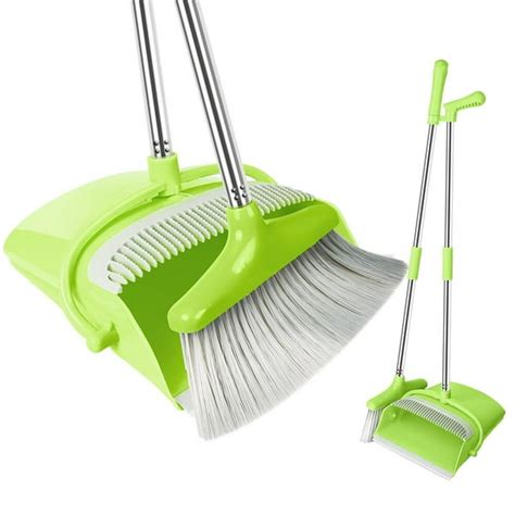 FGY Broom and Dustpan Set with Removable Handle for Indoor and Pet - Walmart.com - Walmart.com