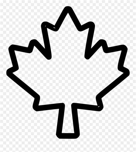 Png File - Outline Maple Leaf Png Clipart (#3185138) - PinClipart