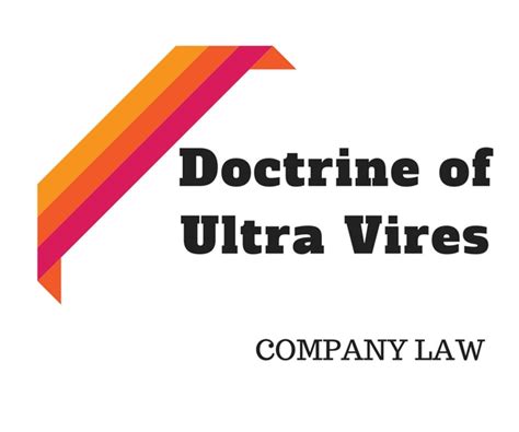 Doctrine of Ultra Vires - Comapany Law - BBA|mantra