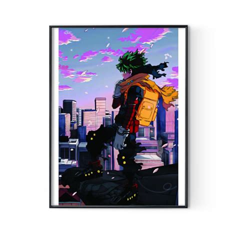 Izuku Midoriya Fanart Print // Hero Anime Anime Manga // Dark Deku ...