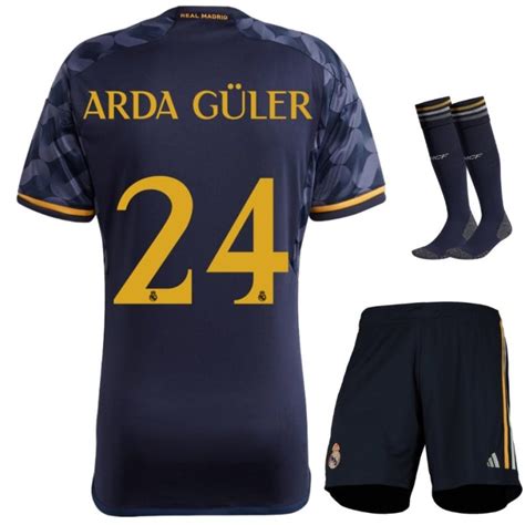 Real Madrid Away Child Kit Shirt 2023 2024 Arda Guler | FSPRO