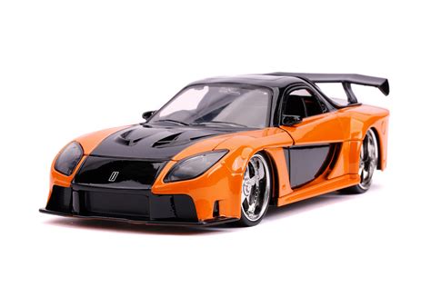 Buy Fast & Furious 1:24 Han's Mazda RX-7 Die-cast Car, Toys for Kids ...