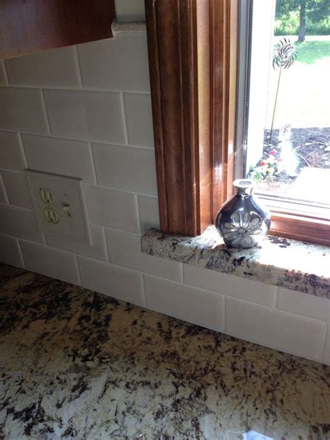 Granite Window Sill...how to make it work? | Tiled window sill, Kitchen ...