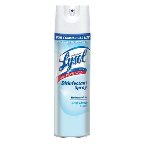 Lysol Lysol Professional 19 oz. Crisp Linen Disinfectant Spray 36241-74828 - The Home Depot