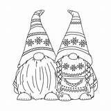 Gnome Coloring Pages  Free Printable sketch template