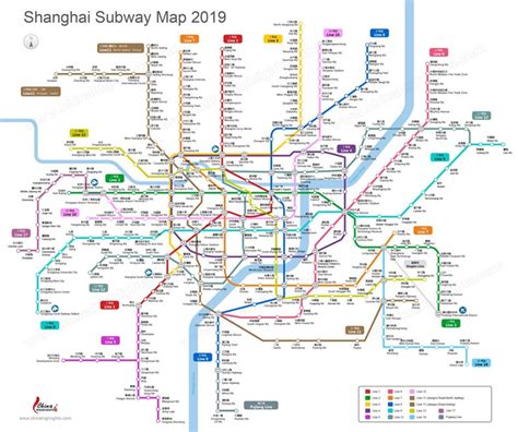 Shanghai Subway, Shanghai Metro Map (updated 2020)