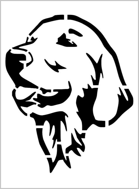 "GOLDEN RETRIEVER" Dog Breed Face 8.5" x 11" Stencil Plastic Sheet NEW S850 | eBay in 2022 ...