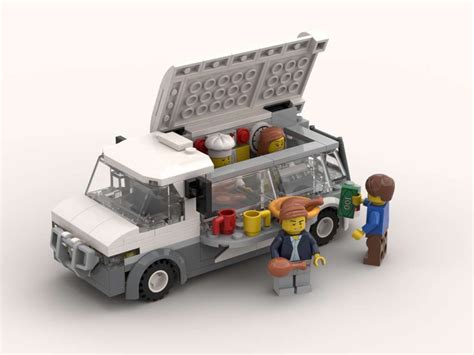 LEGO MOC Food truck by Tavernellos | Rebrickable - Build with LEGO