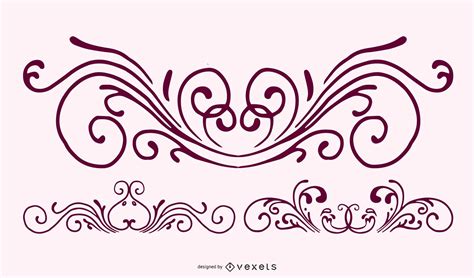 Isolated Free Vector Ornaments 5 Vector Download