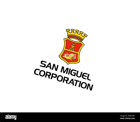 San Miguel Corporation, Rotated Logo, White Background B Stock Photo ...