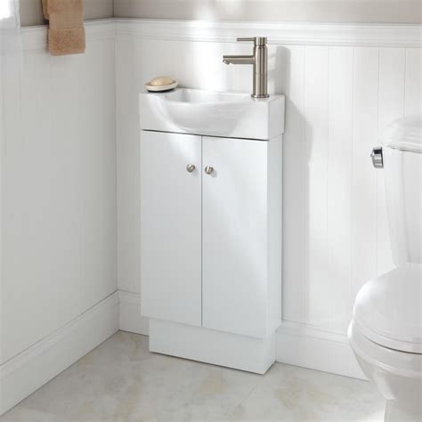 Small Vanities & Sinks You Can Squeeze Into Even the Tiniest Bathroom ...