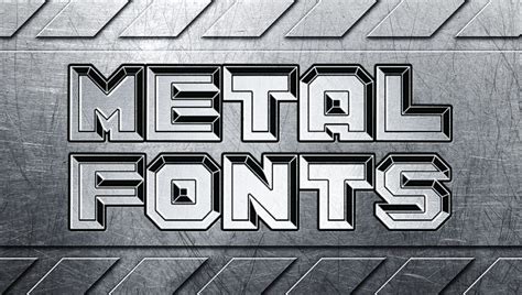 45+ Best Free and Premium Metal Fonts 2024 | Hyperpix