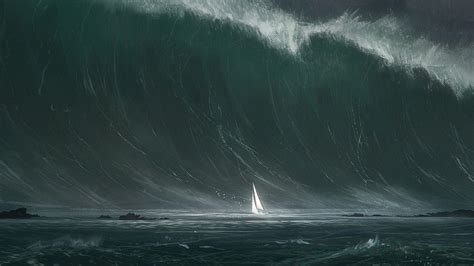 Tsunami Wallpapers - Top Free Tsunami Backgrounds - WallpaperAccess