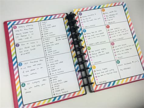 Template Diy Planner Ideas