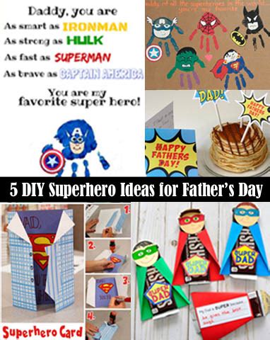 5 Simple DIY Superhero Ideas to Make This Father's Day One of a Kind