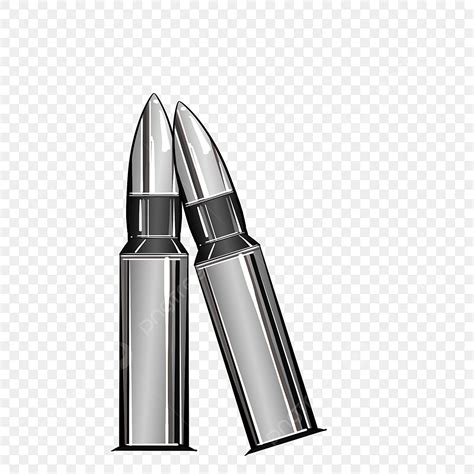 Silver Bullet Clipart PNG Images, Silver Bullet Creative Illustration, Cartoon Bullet, Silver ...