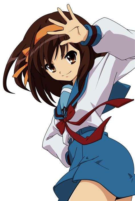 Haruhi Suzumiya vector by leek128 on DeviantArt