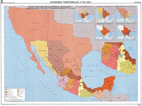 HGCyC: Historia, Genealogía, Ciencias y Curiosidades: Division territorial de nueva espana 1775-1821