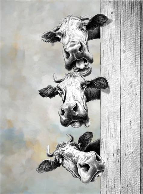 Cow Kitchen Decor, Cow Decor, Kitchen Wall, Cow Artwork, Cow Wall Art, Animal Paintings, Animal ...