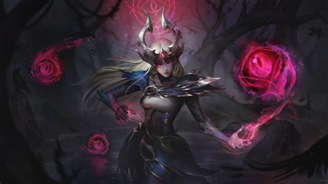 Coven Syndra Fan-made Splash Art (+ closeups) - by nilsvilela on Twitter : r/syndramains