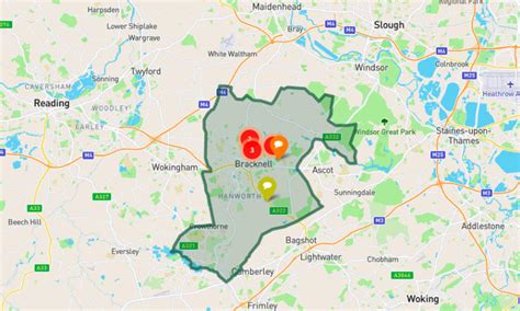 Bracknell Forest Map | Commonplace