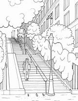 Kids N Funcom  29 coloring Pages Of Cities Kleurplaten Perspectief sketch template
