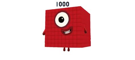 NUMBERBLOCKS 1000 FANMADE BY HOTELKEY9969 : r/numberblocks