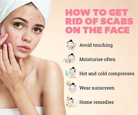 How to heal scabs on face