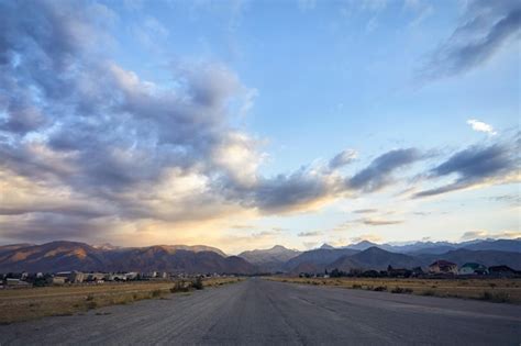 Premium Photo | Beautiful landscape of mountains and road