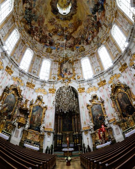 Ettal Abbey, Bavaria, Germany. | Baroque interior, Germany, Bavaria