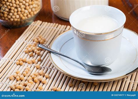 Soybean milk stock image. Image of nutrition, cooked - 33274977