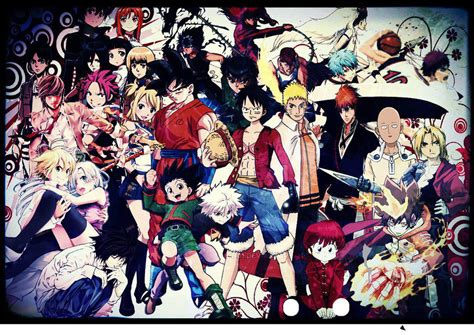 Random anime characters cover by YacineAoHataSenpai on DeviantArt