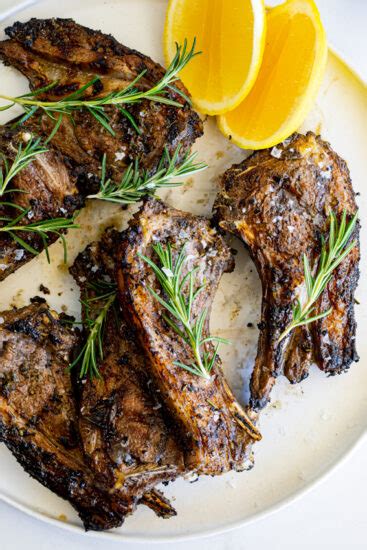 Garlic Rosemary Grilled Lamb Chops - Simply Delicious