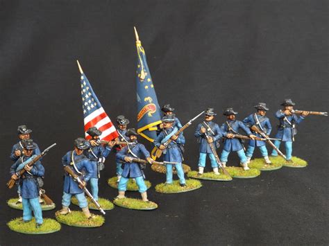 ACW - Hand Painted 1/72, (20mm) 1/32 & 1/30 (54mm & 60 mm) & 1/56 (28mm) figures & Military ...