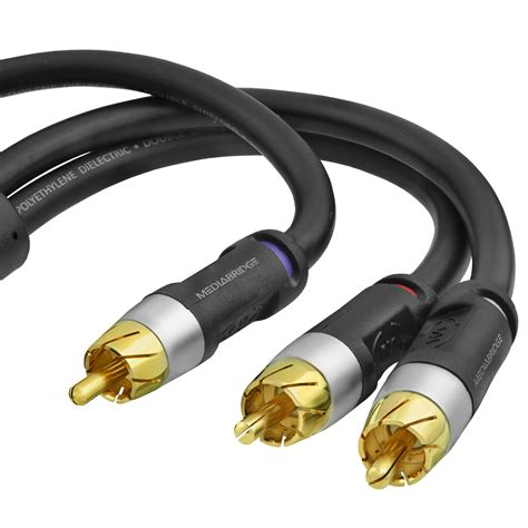 Shop New ULTRA Series RCA Y-Adapter - 1-Male to 2-Male (Black - 15 Feet ...