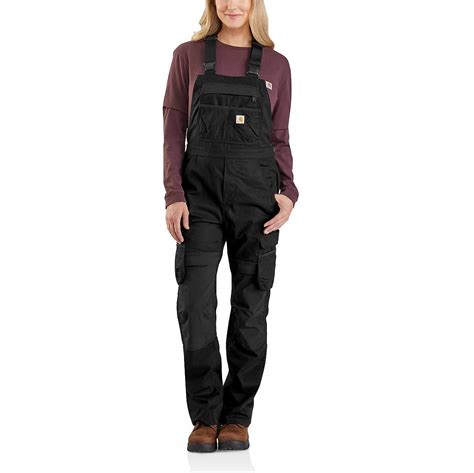 Women's Carhartt® Rugged Flex® Steel Cargo Double Front Bib Overalls | Carhartt