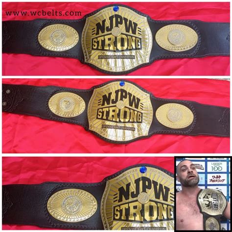 NJPW Strong Openweight Championship revealed Champion Belt IWGP Tom ...