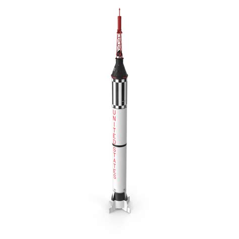 Rocket Mercury Redstone 3 PNG Images & PSDs for Download | PixelSquid - S11400558A