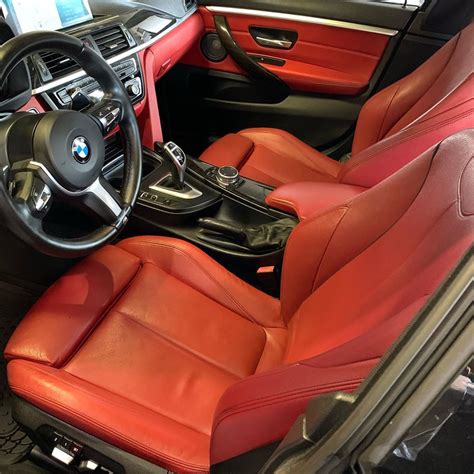 Never thought Id like a red interior but this 428i just pops #details #detailing #cars #bmw #red ...