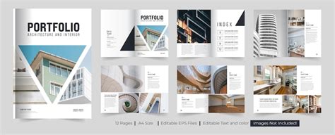 Premium Vector | Multipurpose Portfolio Design Architecture Portfolio ...