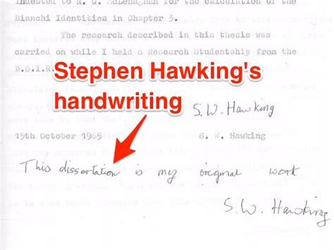 You Can Read Stephen Hawking's Full PhD Thesis Online Here