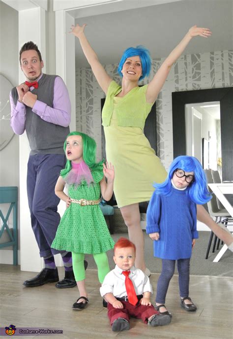 Awesome Inside Out Family Costume