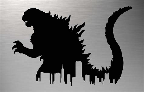 Godzilla SVG Godzilla Silhouette Godzilla Cut File Godzilla | Etsy